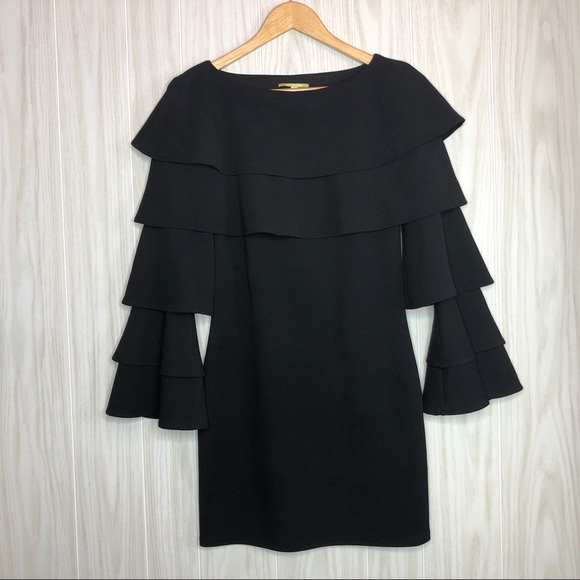 Gianni Bini Dorothy Knit Tiered Ruffle Dress - Picture 3 of 8